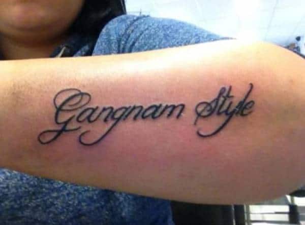 Gangnam Style Tattoo