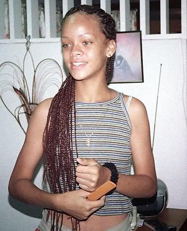 Rihanna Aged 9