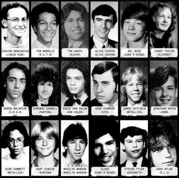 Rock Stars When They Were Younger