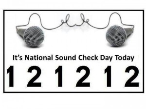 National Soundcheck Day 12.12.12