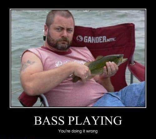 Bass playing