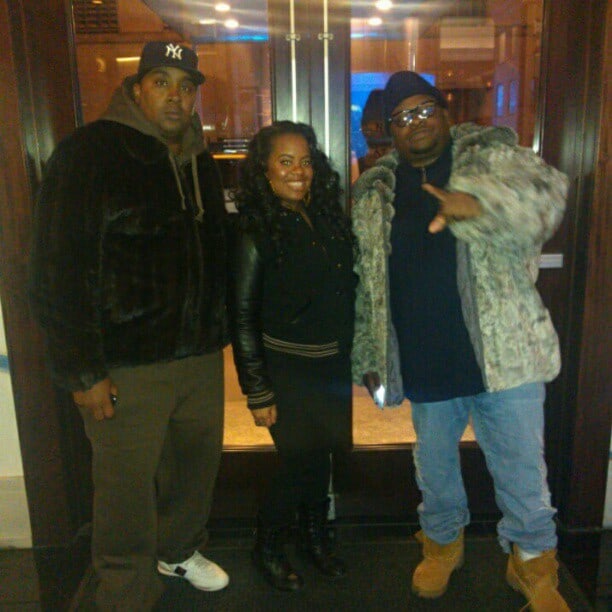 Anisa Janay with Eric B and Scarface